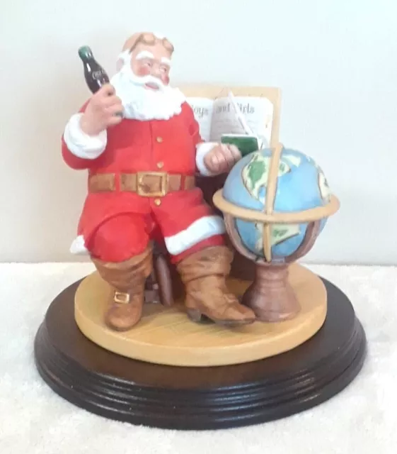 Coca-Cola The Classic Santa Claus Vintage 1983 Figurine by Royal Orleans 7" Tall