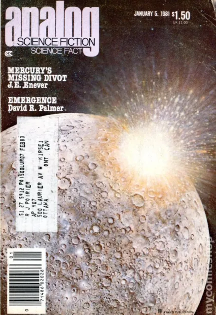 Analog Science Fiction/Science Fact Vol. 101 #1 VG 4.0 1981 Stock Image