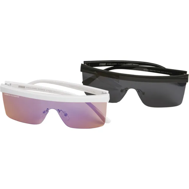 URBAN CLASSICS SUNGLASSES Rhodos 2-Pack Sonnenbrillen Goggles Sommer Sonne  Beach EUR 33,19 - PicClick DE