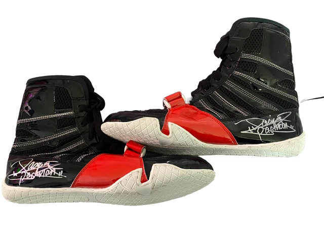 Manny Pac-Man Pacquiao Signed Training Shoes Manny Pac-Man Pacquiao Signed Training Shoes