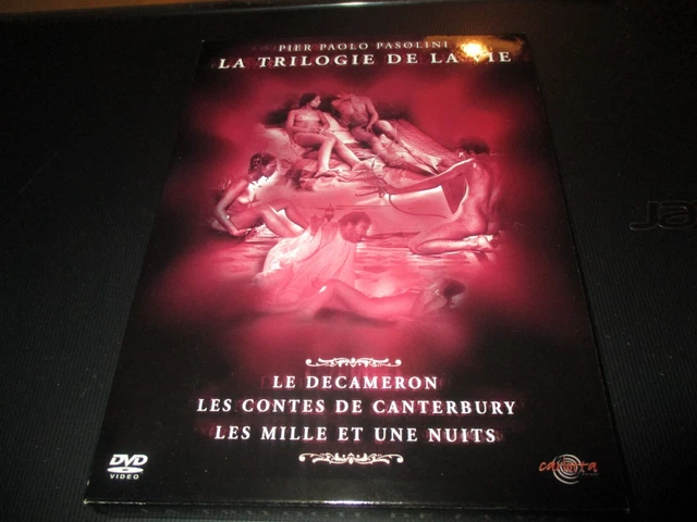 Cof 3 Dvd "Trilogie De La Vie Pasolini : Le Decameron / Les Contes De Canterbury