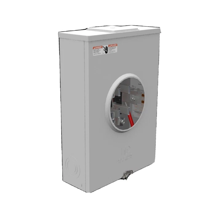 Meter Base - 3 Phase - 200 Amps - 7 Terminal - Bypass - U9701-X-QG-HSP