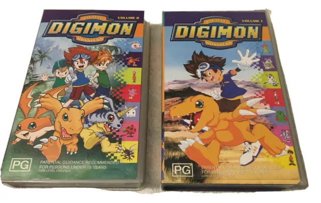 Digimon Volume 1 & 2 - VHS