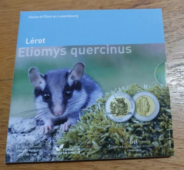 LUXEMBOURG 5 EUROS 2023  * Le Lérot - Faune et Flore *   PROOF / BE / PP