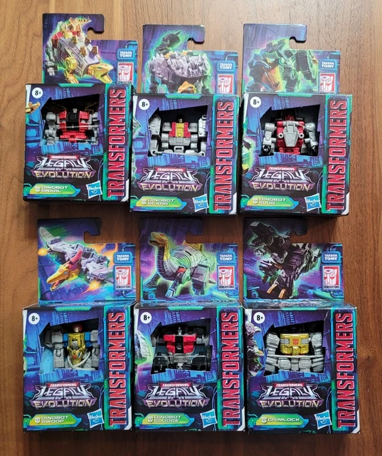 TRANSFORMERS LEGACY EVOLUTION Core Class Grimlock Swoop Scarr Sludge