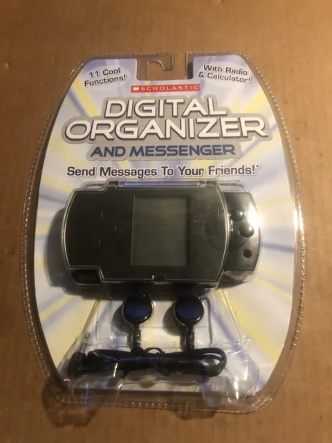 Scholastic Digital Organizer and Messenger PDA, Black Brand New Sealed