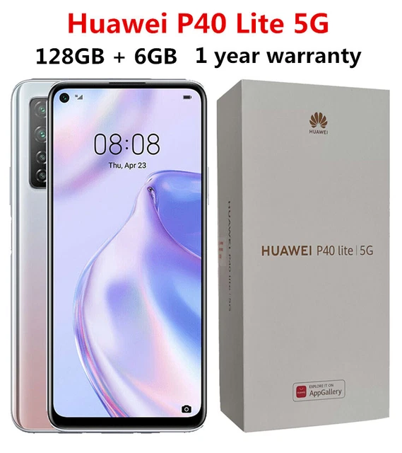 HUAWEI P40 LITE 5G Dual SIM 128GB Unlocked Android Global CellPhone ...