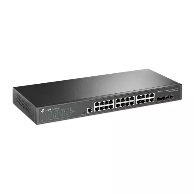 TP-Link Jetstream TL-SG3428X 24 porte Gigabit L2+ switch gestito 4x 10G SFP + porta 2