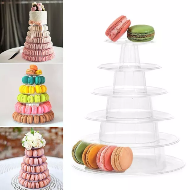 6-Tier Torta Piastra Stand Dolci Vassoio Matrimonio Compleanno Festa Cupcake