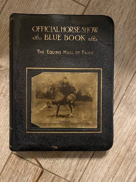 Rare: Vintage Saddlebred:  Blue Book 1928-95 Years Old Mint Condition