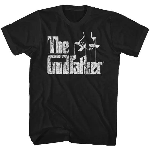 The Godfather Bianco Film Logo Marlon Brando Don Vito Corleone Uomo T Shirt