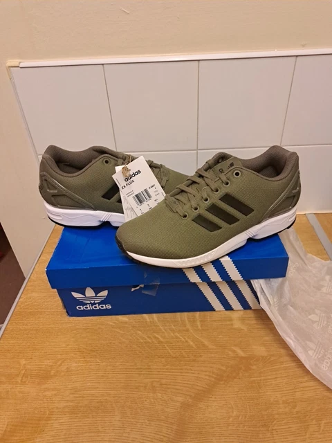 Adidas flux olive green clearance