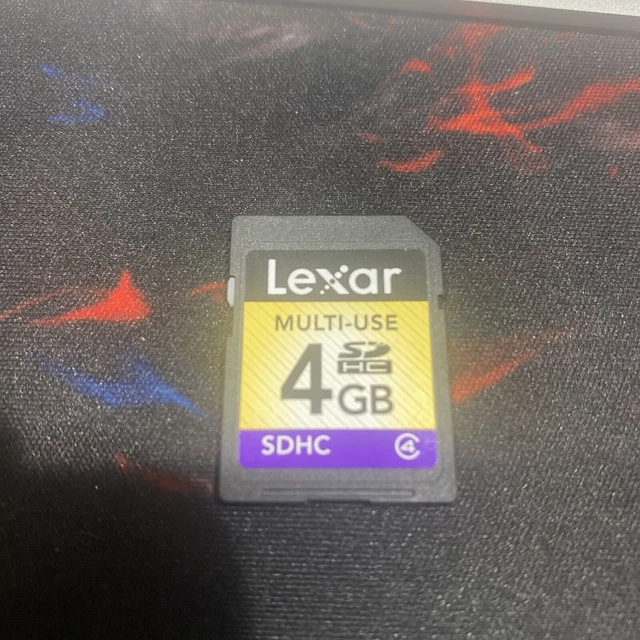Cámara digital de memoria SD LEXAR multiuso de 4 GB SD video SDHC 4