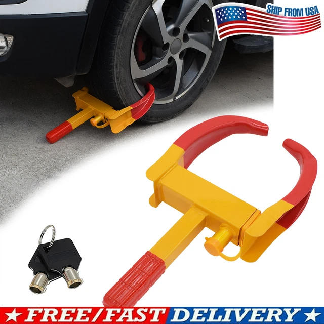 2022 ANTI THEFT Wheel Lock Clamp Boot Tire Claw Trailer Auto Car Truck