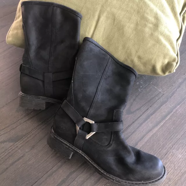 TIMBERLAND STODDARD MID Biker Boots Waterproof Boots Women Shoes