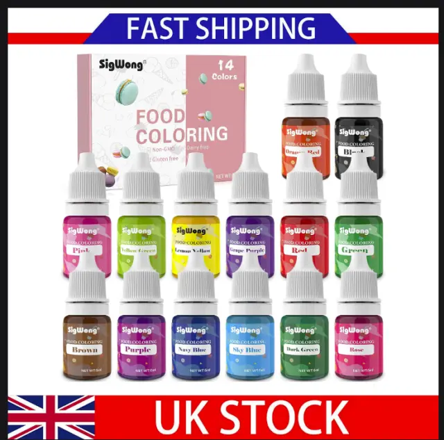Gel Food Coloring Set - 22 Concentrated Assorted Edible Colors for Cake  Decorating Fondant Cookies - Vibrant Tasteless Food Dye for Easter Eggs