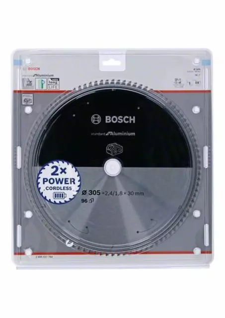 Bosch Akku-Kreissägeblatt Estándar para Aluminio, Ø 305 MM, 96 Dientes 2