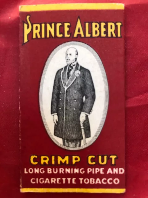 Vintage Prince Albert Crimp Cut Cigarette Rolling Papers