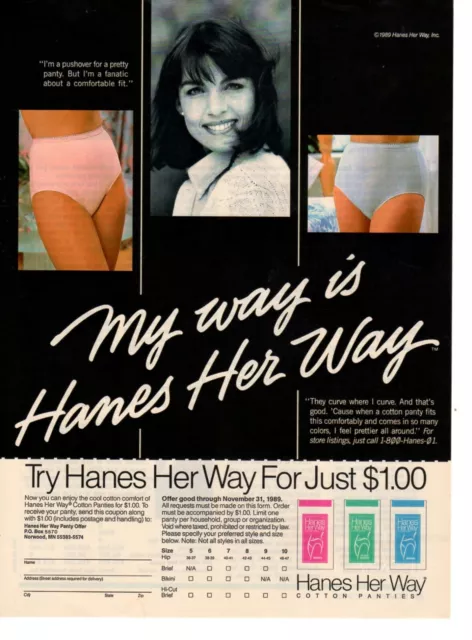1990 JUST MY Size Bras and Panties Vintage Magazine Ad Sexy Woman Full  Figure $7.99 - PicClick