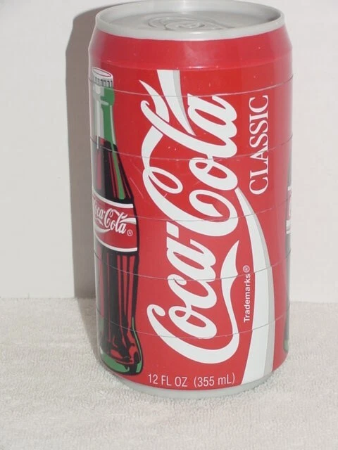 Coca Cola Classic - Coasters - Fit Together To Form A Coke Can 6 Coasters - 1995