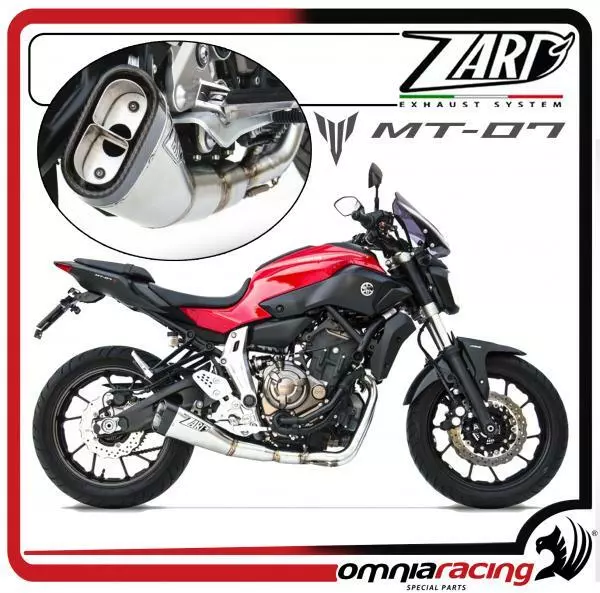 Zard Steel Racing full system with dB Kiler for Yamaha MT07/FZ07 2014>2017