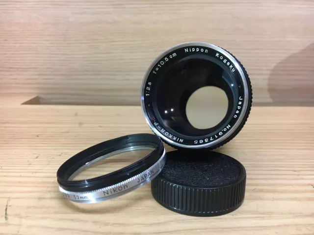 Lecture : Optique près De Mint : Rare M42 Nikon Nikkor P.C PC 10.5cm 105mm F/2.5