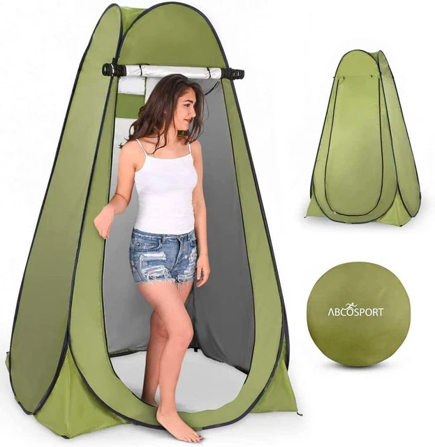 Pop-Up Privacy Tent, Instant Portable Outdoor Shower Tent, Camp Toilet, Changing