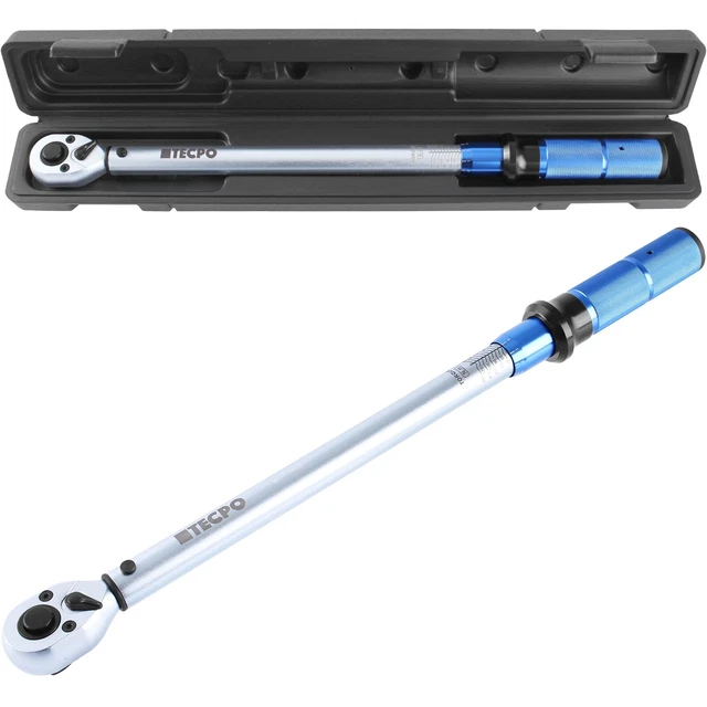 TECPO DREHMOMENTSCHLÜSSEL 1/2 ZOLL 20-200 Nm DREHMOMENT KFZ SCHLÜSSEL 1/2"