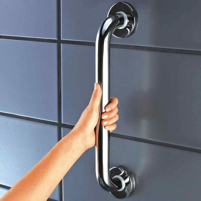 Maniglia di supporto Ridder 45 cm acciaio inox cromato maniglia per vasca maniglia doccia maniglia da parete Ridder