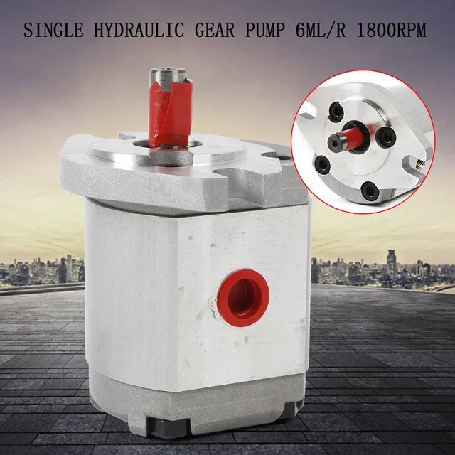 HYDRAULIC GEAR PUMP Flat Key Shaft SAE Flange Mounting Mini High