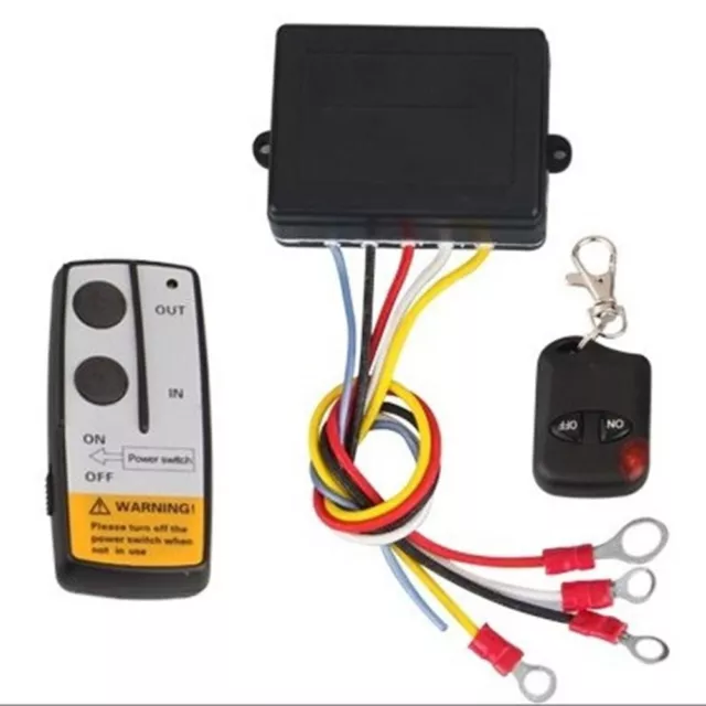Heavy Duty Wireless Winch Remote Control Kit Dual Handset for Easy Operation