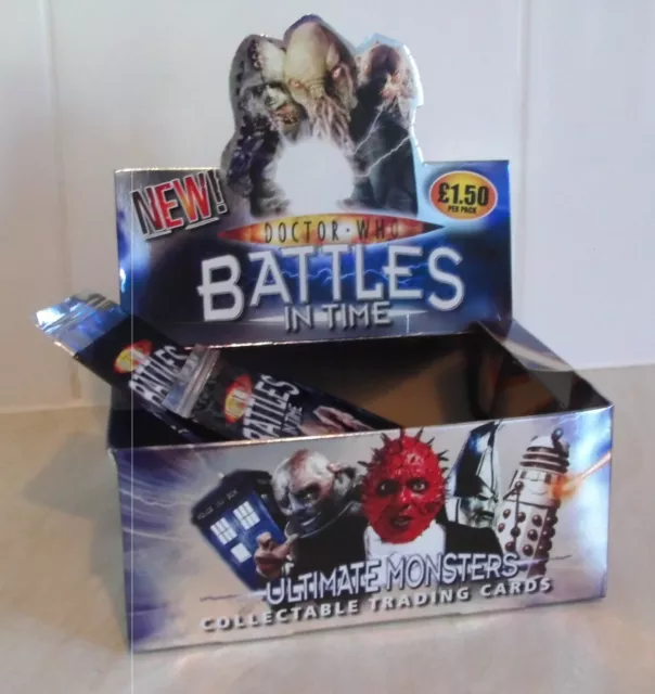 Dr. Doctor Who SCHLACHTEN IN DER ZEIT ULTIMATIVE MONSTER - POS-Box & 2 Verpackungen 2