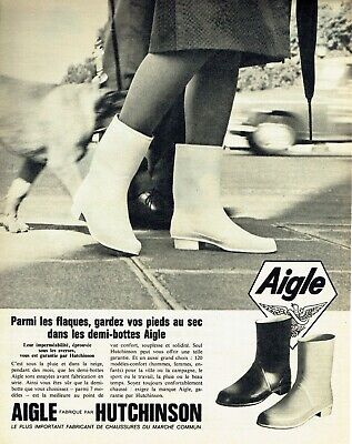 Publicité Advertising 1964  CANAT botillon botte chaussure collection HUTCHINSON 
