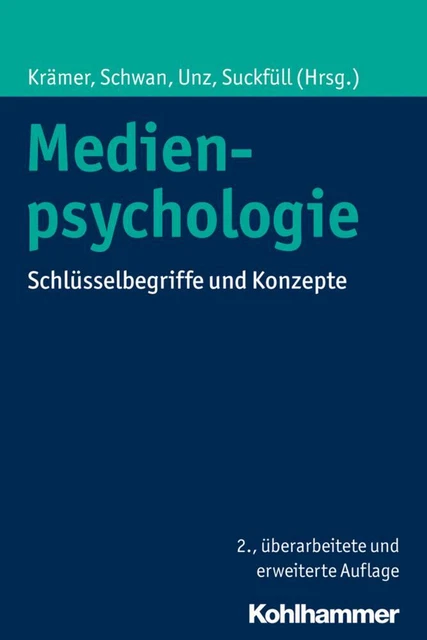 Medienpsychologie - 9783170261372 PORTOFREI