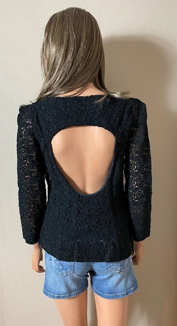 Blouse / Gilet Dentelle TARA JARMON Taille 40 - Très Bon état, Made In France