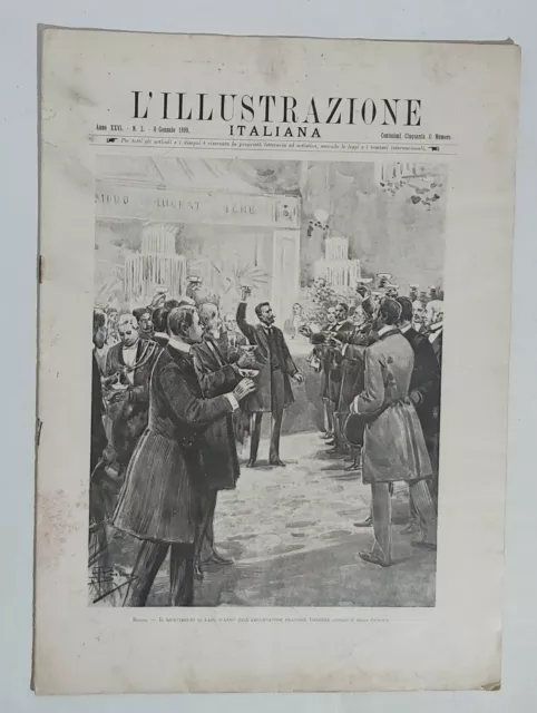 15214 L'illustrazione italiana 1899 a. XXVI n. 2 - Catastrofe d'Airolo