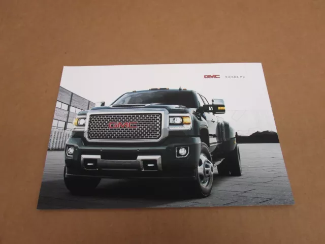 2017 GMC Sierra HD 2500 3500 pickup truck sales brochure 46 pg dealer literature