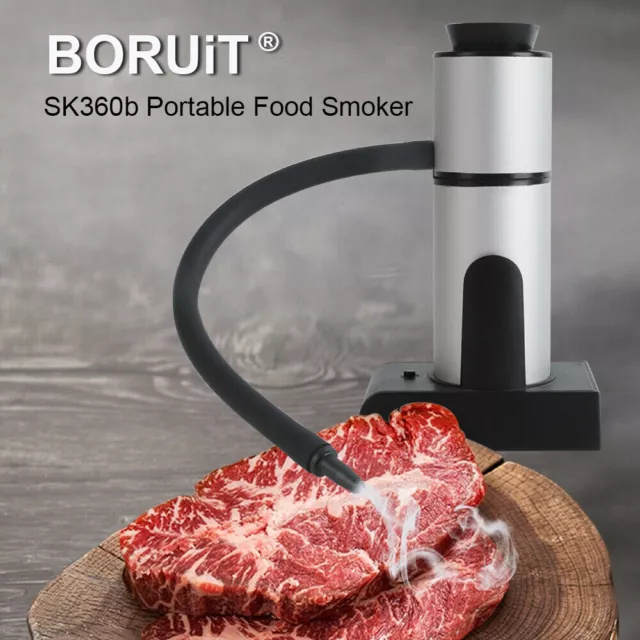 Aluminum Alloy Smoke Infuser Cold Smoking Gun Cocktail BBQ Smoker Kitchen Meat