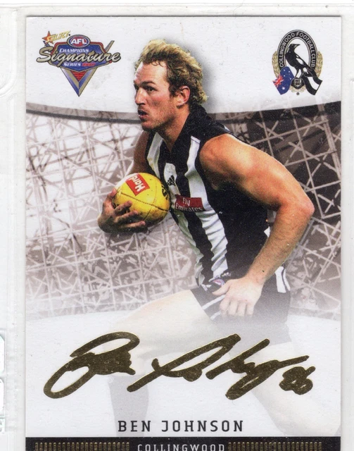 AFL INSERT CARD FS21 Ben Johnson Collingwood Signature EUR 3,67