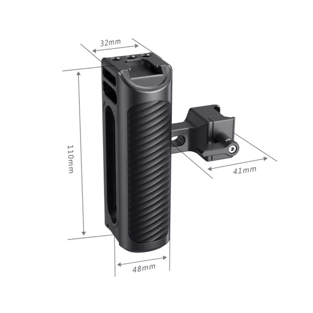 Empuñadura de mano universal ajustable de la OTAN con mango lateral SmallRig para jaula de cámara -2427
