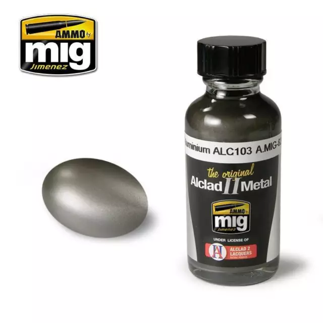 Peinture Maquette Dark Aluminium Alc103 Mig Jimenez Ammo Amig8203 Maquette Char