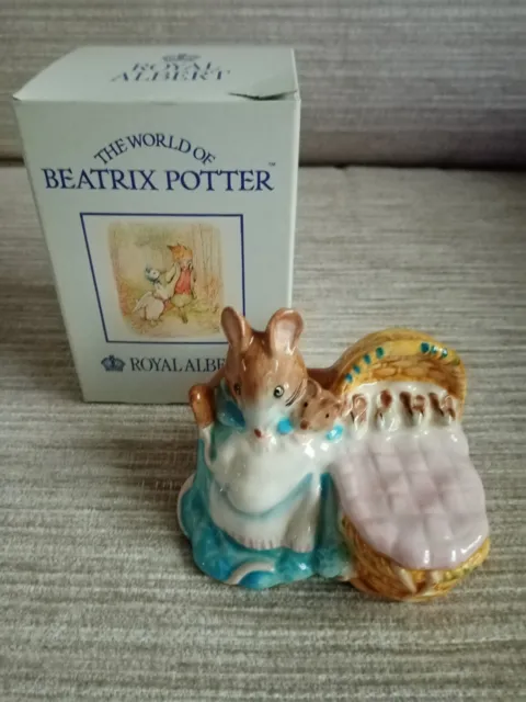 Royal Albert.vintage. Boxed. Beatrix Potter Hunca Munca