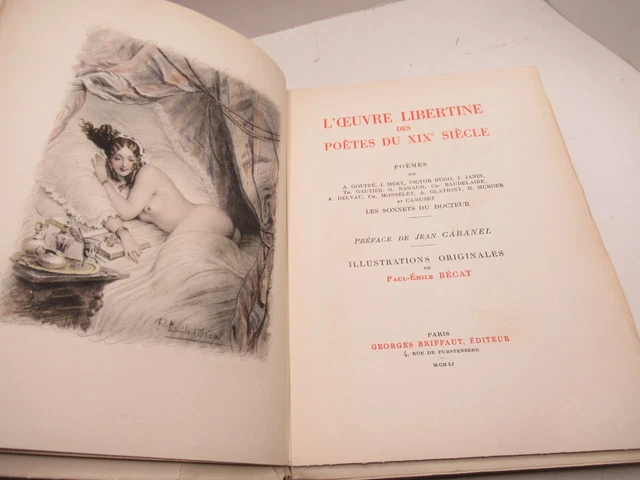Livre "Les Oraisons Amoureuses De Jeanne" - Édition 1957, Illustrée, Littérature érotique - Bon état