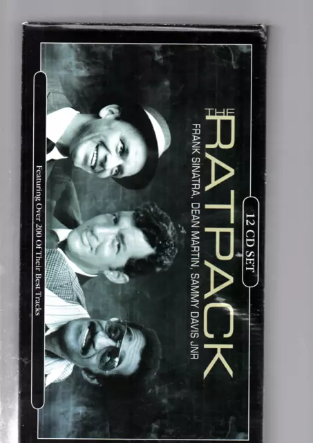 The Rat Pack 12 Cd Sammlung Verpackt Set Über 200 Ihrer Besten Tracks Sehr Guter Zustand + Zustand