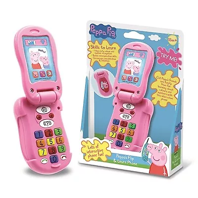 Peppa Pig's Flip & Learn Phone - NEW