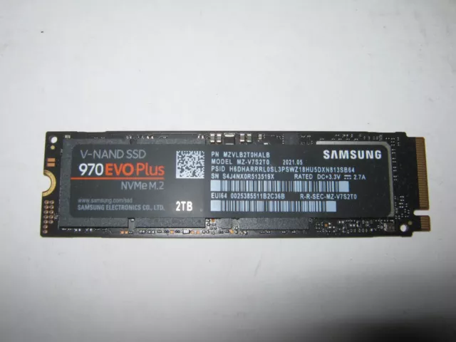 Disco duro interno de estado sólido Samsung 970 EVO Plus 2 TB - SSD NVMe M.2