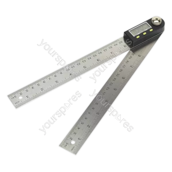 Sealey Digital Angle Rule 200mm(8&quot;)