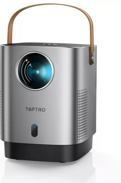 TOPTRO TR23 Mini Projector Support 1080P, 15000 Lumen
