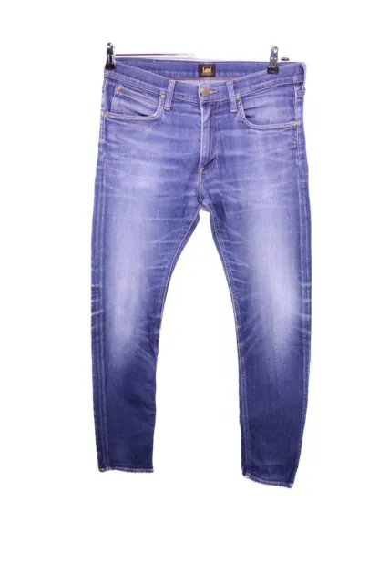Lee Luke Herren Jeans W32 L32 Denim blau Stretch tapered leg slim fit JH1-178