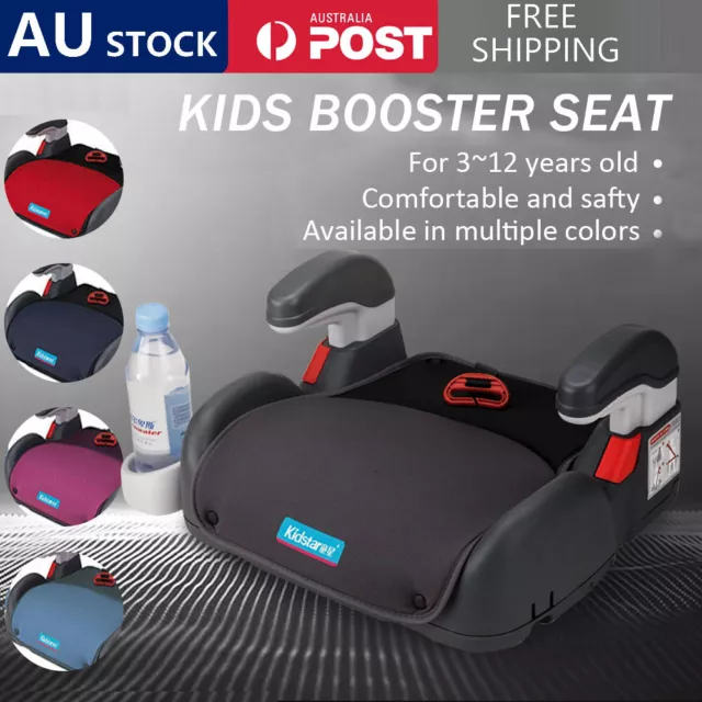 4- 12 years Car Booster Seat Chair Cushion Pad For Toddler Children Kids Sturdy